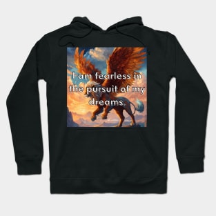 I am fearless in the pursuit of my dreams. Hoodie